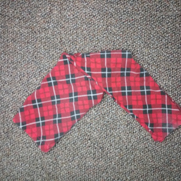 Red plaid leggings - Picture 4 of 4